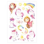Kindertattoos– Einhorn, Meerjungfrau, Prinzessin – Bild 7
