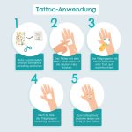 Kindertattoos – Meerjungfrau – Bild 6