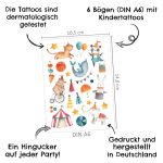 Kindertattoos – Bunter Mix – Bild 5