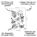 Kindertattoos – Schwarz-weiss – Bild 3