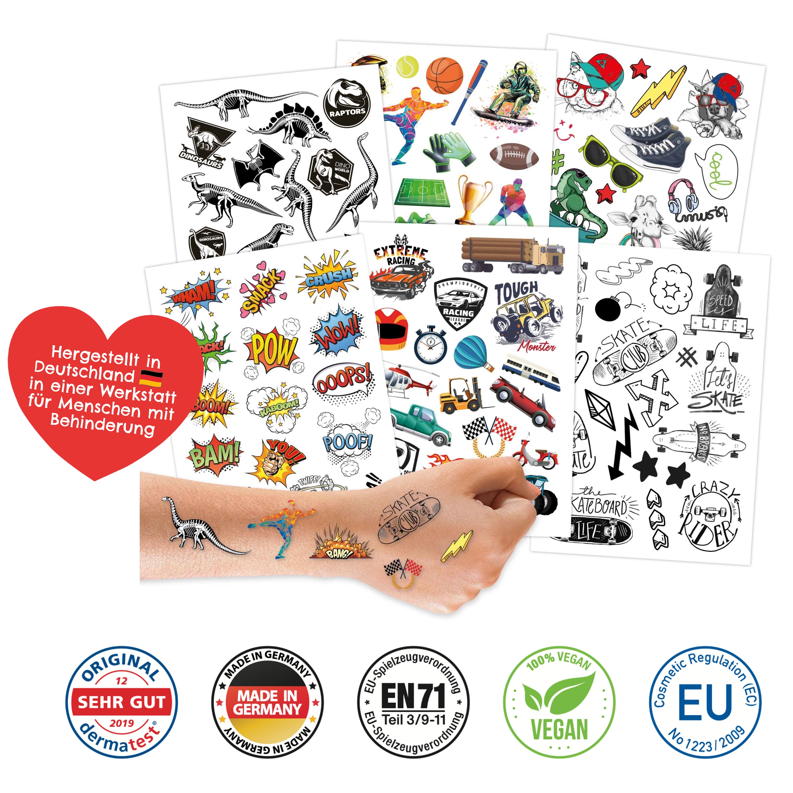 PAPD-T007-001_N Kindertattoos – Jugendlich – Bild 1