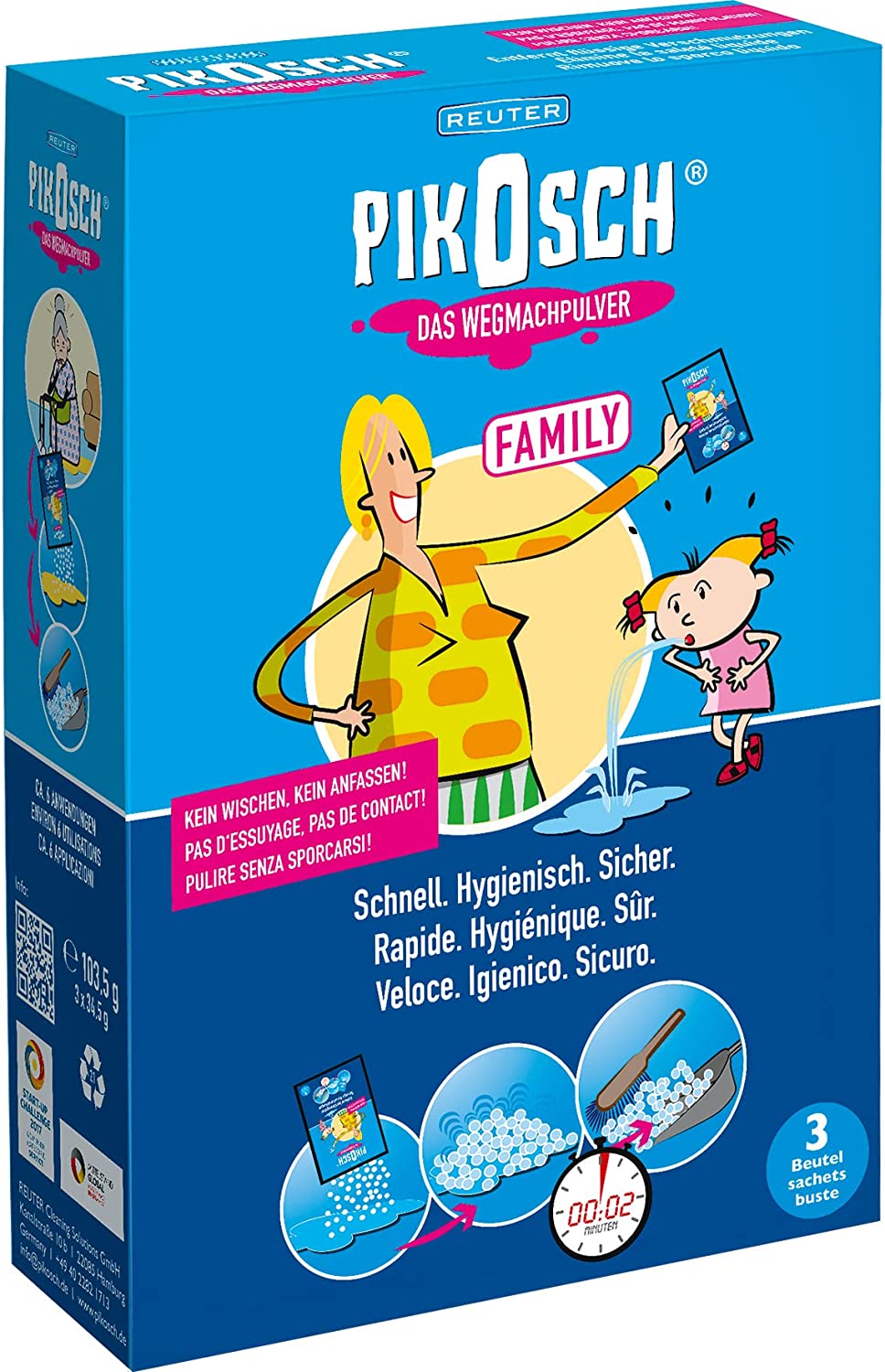 Pikosch_Family_001 Pikosch Wegmachpulver Family Beutel – Bild 1