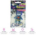 Reflektor Superheld blau