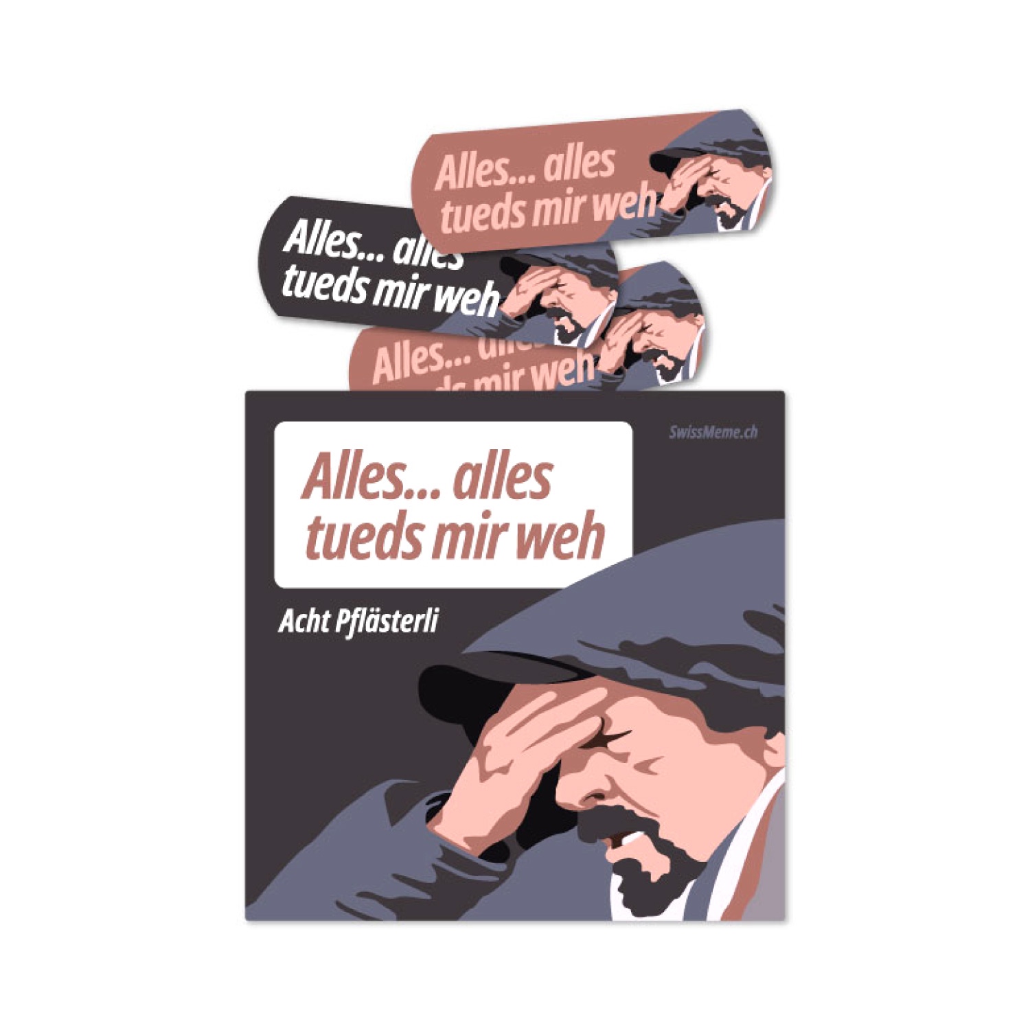 SWM095-00 Pflaster - Alles tueds mir weh – Bild 1