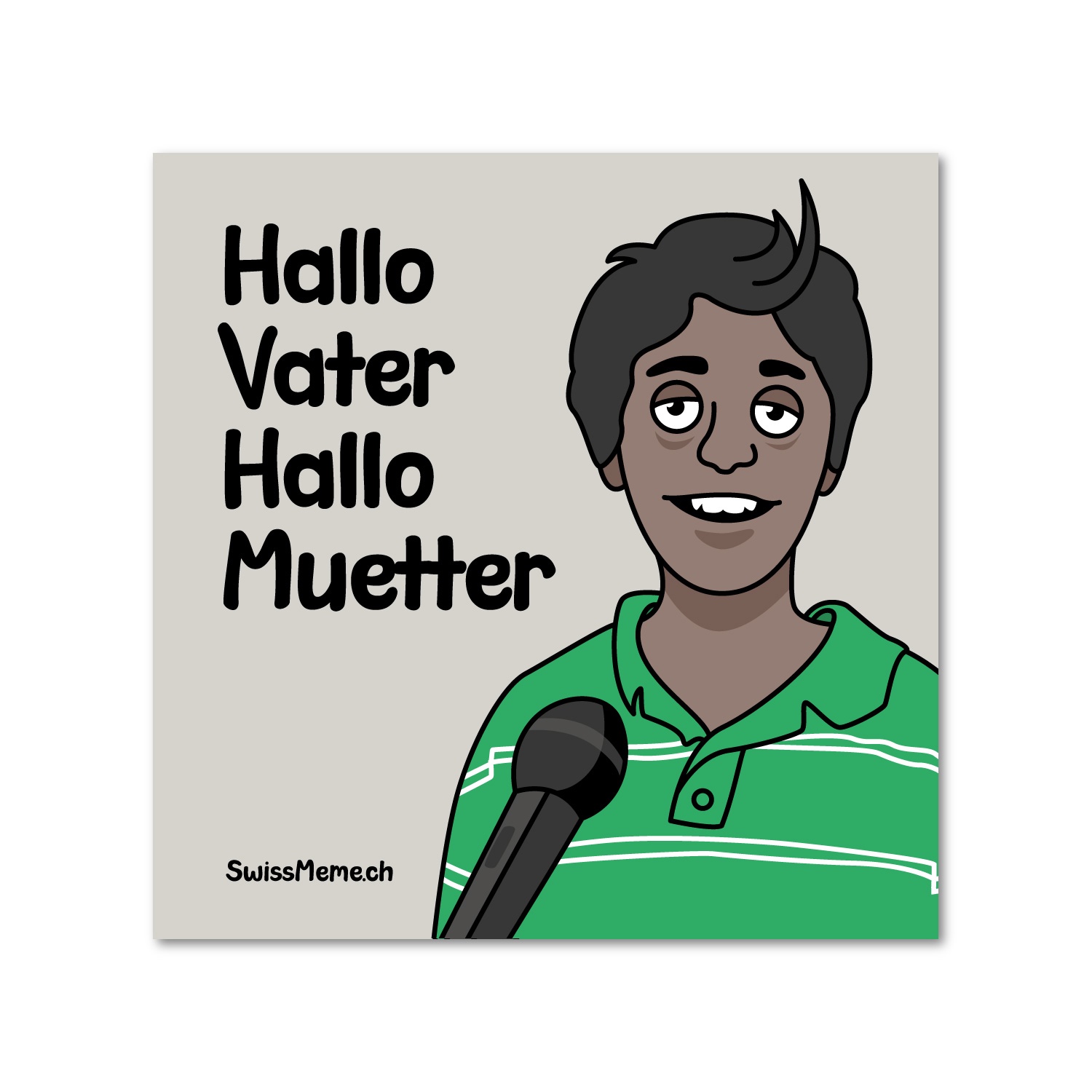SWM234-00 Mini Büchlein - Hallo Vater Hallo Muetter – Bild 1