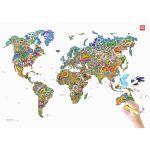 Colouring World-Map Set - Weltkarte zum ausmalen Display 9 Stück – Bild 4