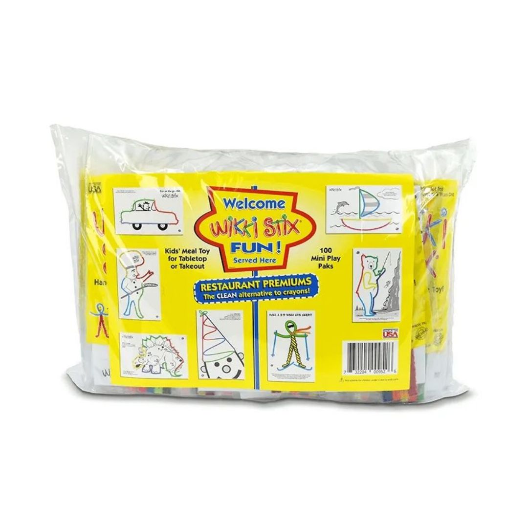 WS222-100_001 Wikki Stix 100 Mini Sets für Restaurants, Arztpraxen etc. – Bild 1