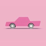 Back and Forth car - Rosa – Bild 3
