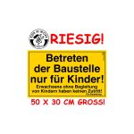 Baustellenschild XXL