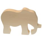 Holzrohling Elefant