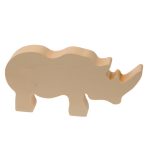 Holzrohling Nashorn