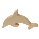 Holzrohling Delfin