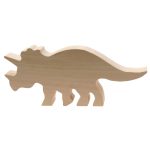 Holzrohling Triceratops