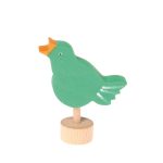 Steckfigur singender Vogel