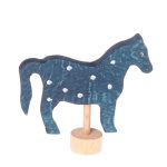 Steckfigur blaues Pferd