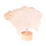 Steckfigur stehendes Schaf