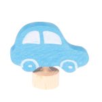 Steckfigur blaues Auto
