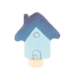 Steckfigur blaues Haus