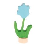 Steckfigur blaue Blume