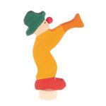 Steckfigur Clown mit Trompete
