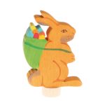 Steckfigur Hase mit Korb