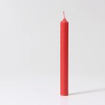 Rot Bienenwachs-Kerzen (10%) VE 12 Stk.
