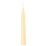 Creme Bienenwachs-Kerzen (100%) VE 12 Stk.