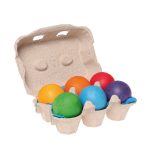 Holzkugeln Regenbogen