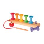 Fädelspiel kleine Holzspulen