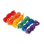 Regenbogen Schnüre