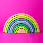 Regenbogen 10-teilig Neon-grün