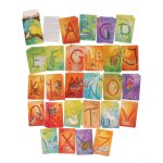 Englisches Alphabet Kartenspiel