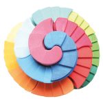 Doppelläufige Stufenspirale