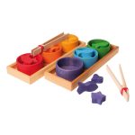 Sortierspiel Regenbogenschälchen