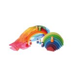 Spielseide Regenbogen – Bild 2