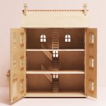 Das grosse natürliche Holzpuppenhaus – Bild 3
