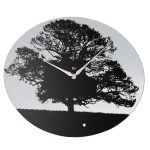 KooKoo Tree Baum auf Glas - Wanduhr Vogeluhr RC Funkquartzwerk – Bild 3