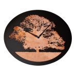 KooKoo Tree Kupferbaum - Wanduhr Vogeluhr RC Funkquartzwerk – Bild 3