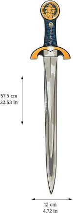Schwert Edler Ritter blau soft – Bild 2