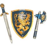 Liontouch® Edler Ritter Spielzeugschwert, Schild & Axt, Blau