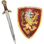 Liontouch® Edler Ritter Spielzeugschwert & Schild, Rot
