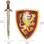Liontouch® Edler Ritter Spielzeugschwert & Schild, Rot – Bild 2