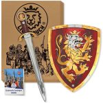 Liontouch® Edler Ritter Spielzeugschwert & Schild, Rot – Bild 4