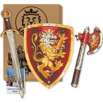 Liontouch® Edler Ritter Spielzeugschwert, Schild & Axt, Rot – Bild 4