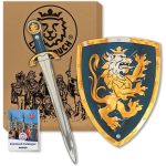 Liontouch® Edler Ritter Spielzeugschwert & Schild, Blau – Bild 4