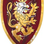 Schild Edler Ritter rot/gold soft