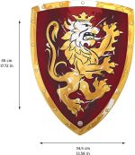 Schild Edler Ritter rot/gold soft – Bild 2
