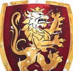 Schild Edler Ritter rot/gold soft – Bild 5