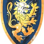 Schild Edler Ritter blau/gold soft