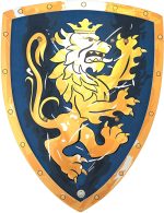 Schild Edler Ritter blau/gold soft